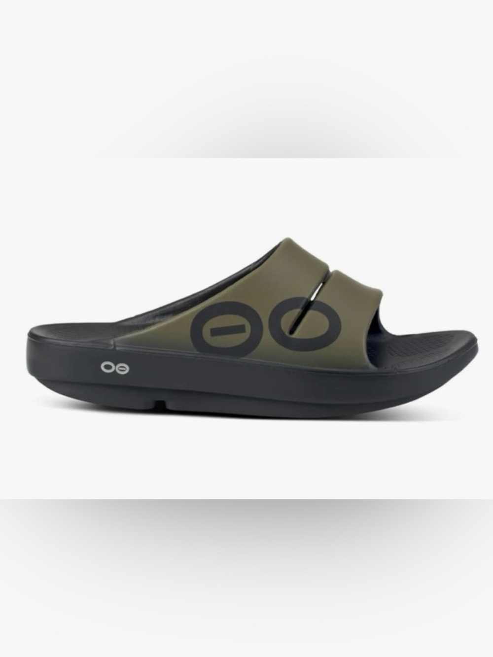 OOFOS - Unisex OOahh Sport - Post Run Recovery Slide Sandal (Tactical Green)